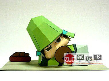 纸拼图【战国BASARA】毛利君3D立体卡通动漫纸模特惠手工益智