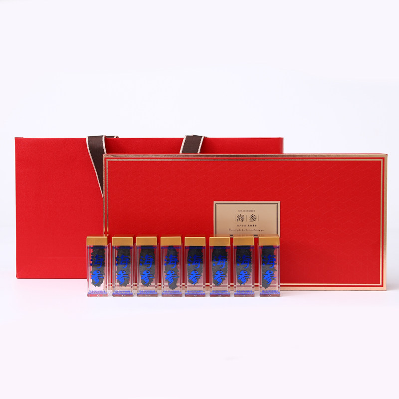 包邮海参礼品盒高档包装盒空盒子即食海参单个十支装干海参盒定制