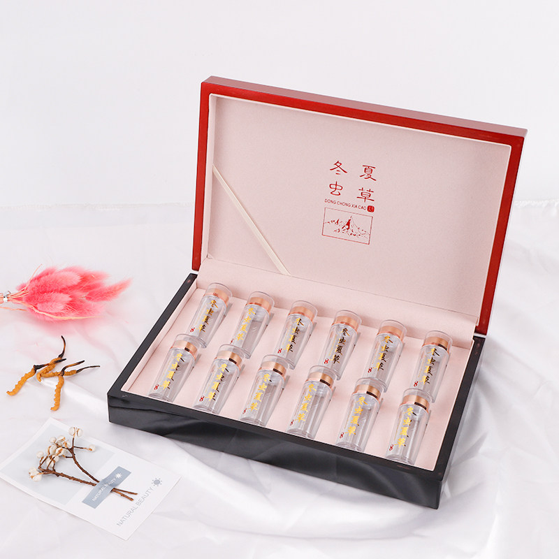0冬虫夏草藏红花高档礼盒