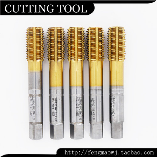 进口二手丝锥德国GUEHRING M16X2镀钛挤压机用丝攻盲孔6条油槽