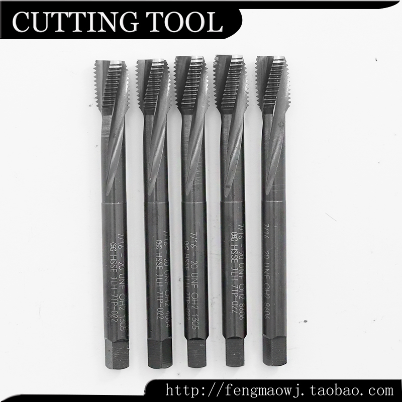进口二手丝锥日本OSG HSSE OH2 7/16-20牙氮化半螺旋美制机用丝攻