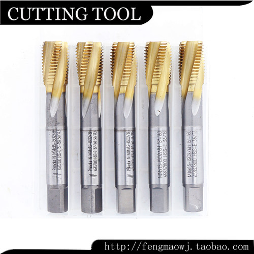 进口二手丝锥德国HSS-E 6H M14X1.5镀钛半螺旋机用丝攻盲孔