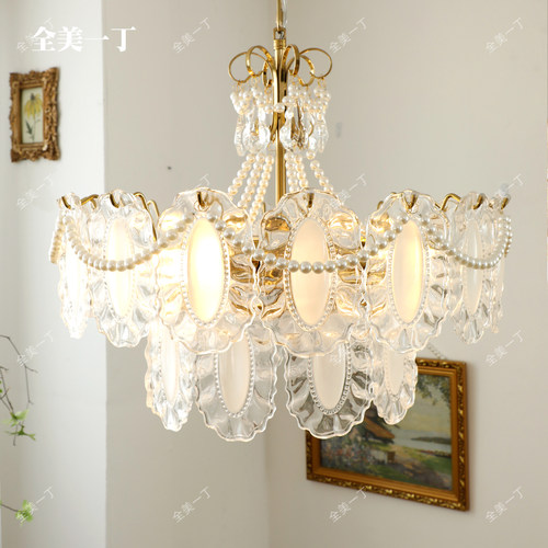 全美一丁法式美式铁艺手工玻璃