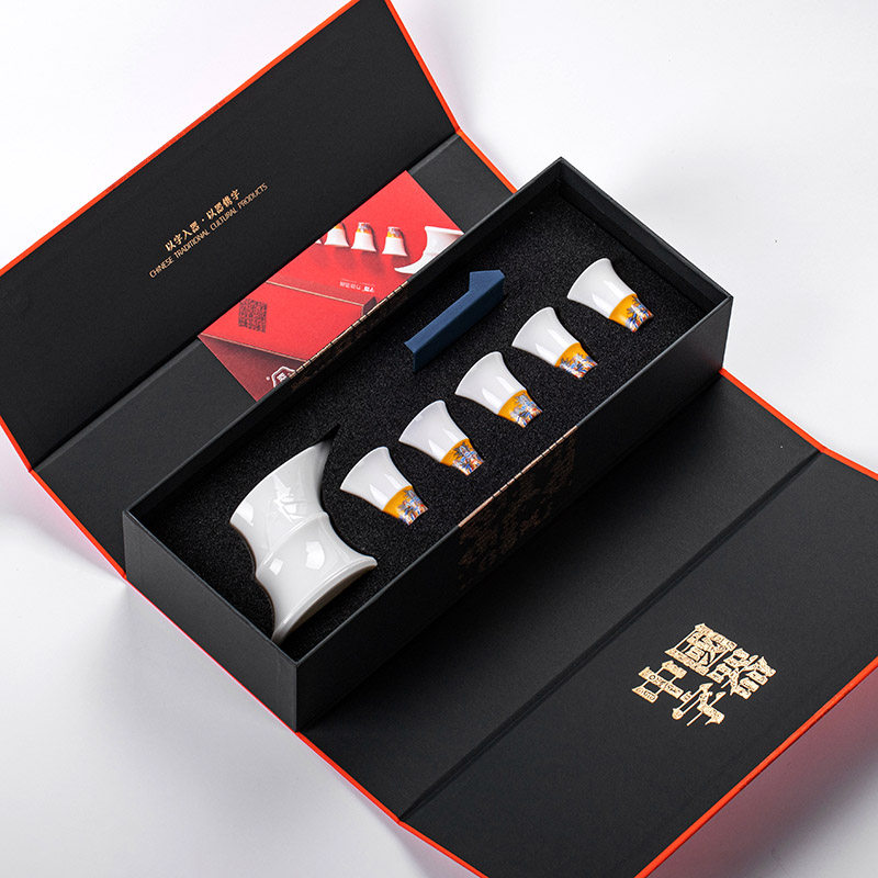 宫廷风仿古陶瓷酒具酒器白酒酒杯