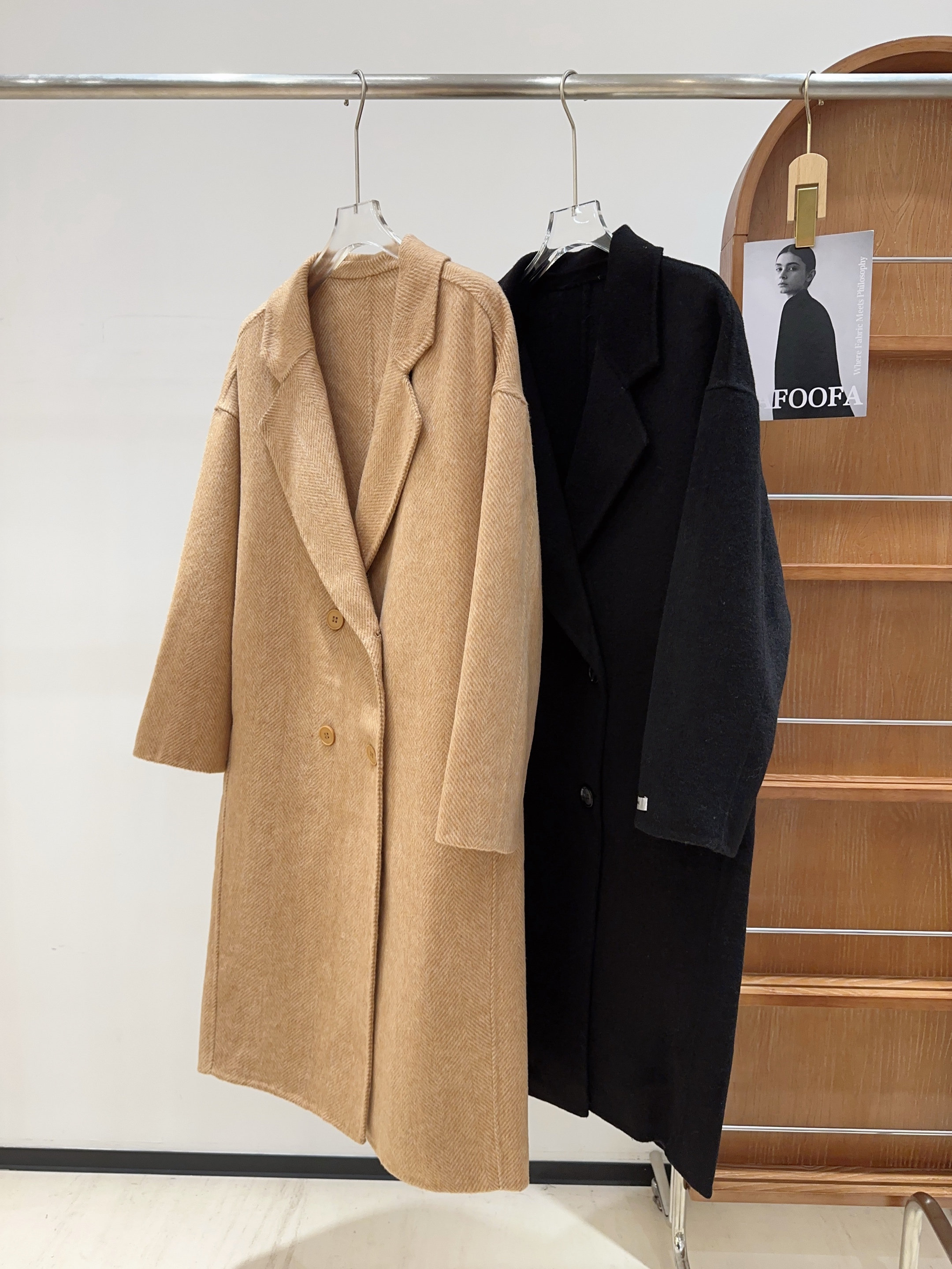 70羊毛双面大衣女秋冬新款气质百搭经典中长款显瘦大衣外套潮0224,女装/女士精品,毛呢外套,淘宝优惠券,粉丝福利购,淘宝优惠卷