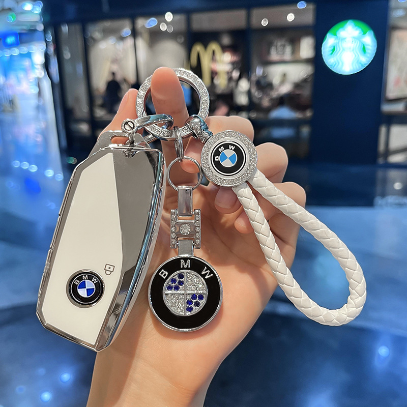 适用23款宝马新x7钥匙套7系车ix/i7扣735Li/740Li包XM/X1保护壳女