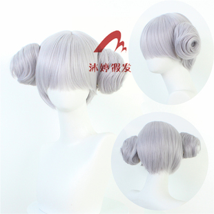 沐婷 王者荣耀 黑白天鹅 小乔天鹅之梦cosplay假发 玫瑰网