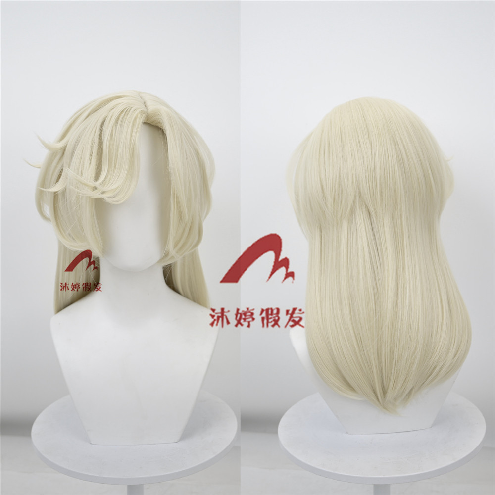 沐婷 第五人格 骑士kfc联动cos假发 肯德基Mentor K cosplay假发