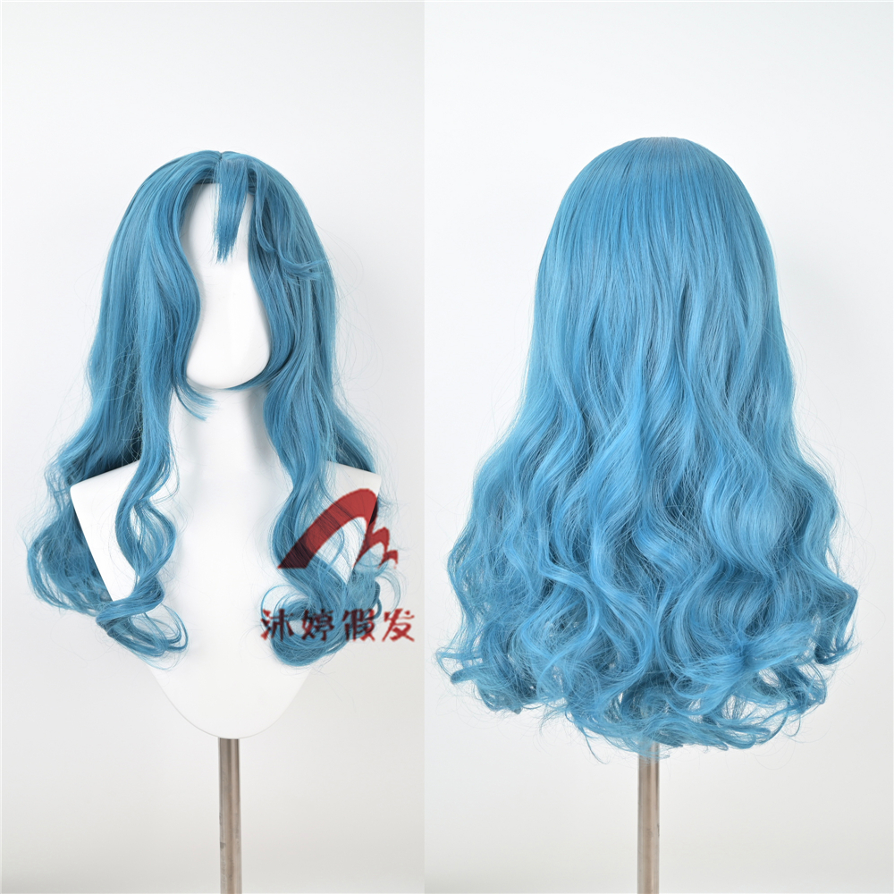 沐婷 重返未来1999 冷周六cosplay假发 玫瑰网仿真头皮