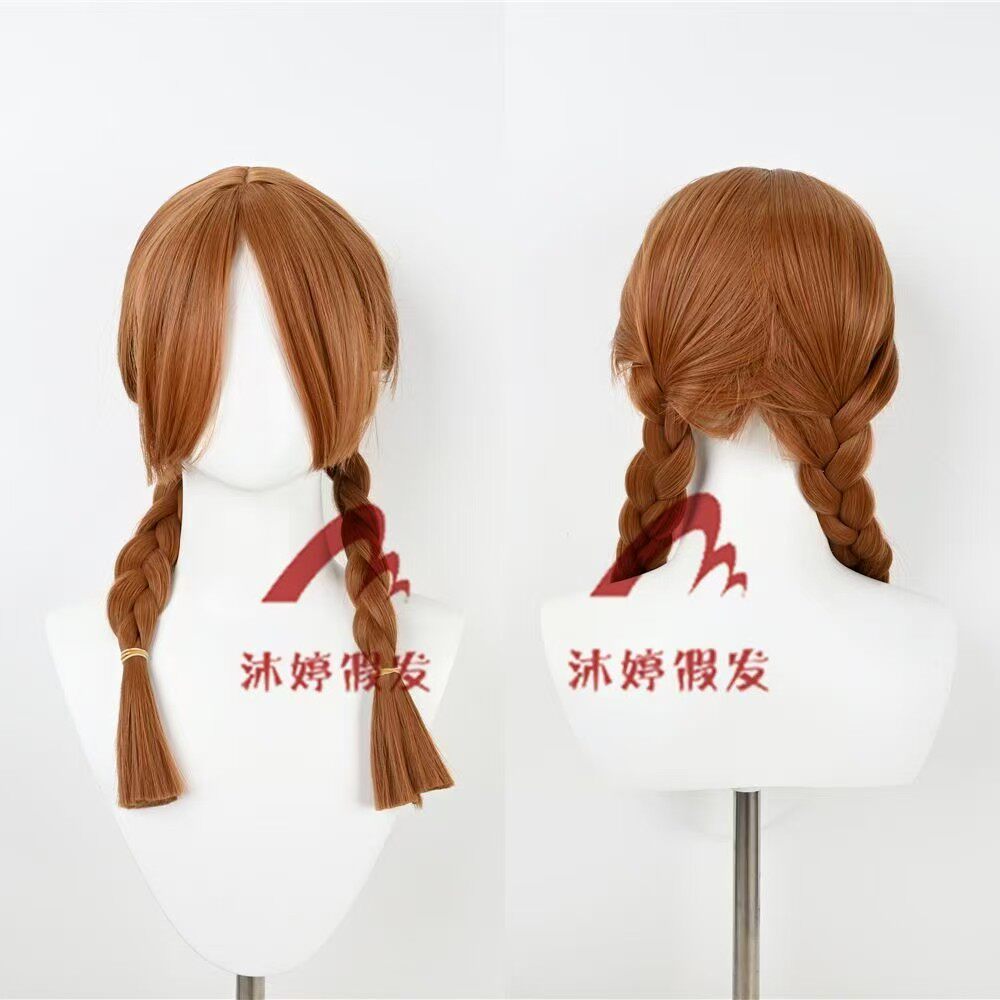 沐婷 星期三 艾格尼丝·德米勒cos假发 头皮顶 麻花辫