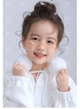 儿童摄影服装影楼拍照主题白色