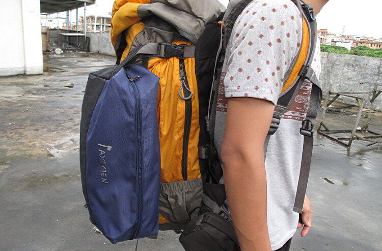 입체 긴 스트립 AXEMEN 잡화 가방 외부 신발 가방 걸이 가방|의류 정리 가방 보관 가방