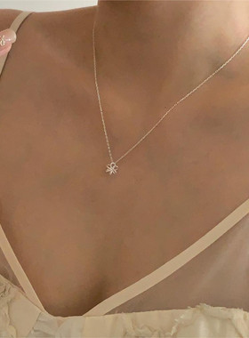 925纯银纯银女款锁骨项链