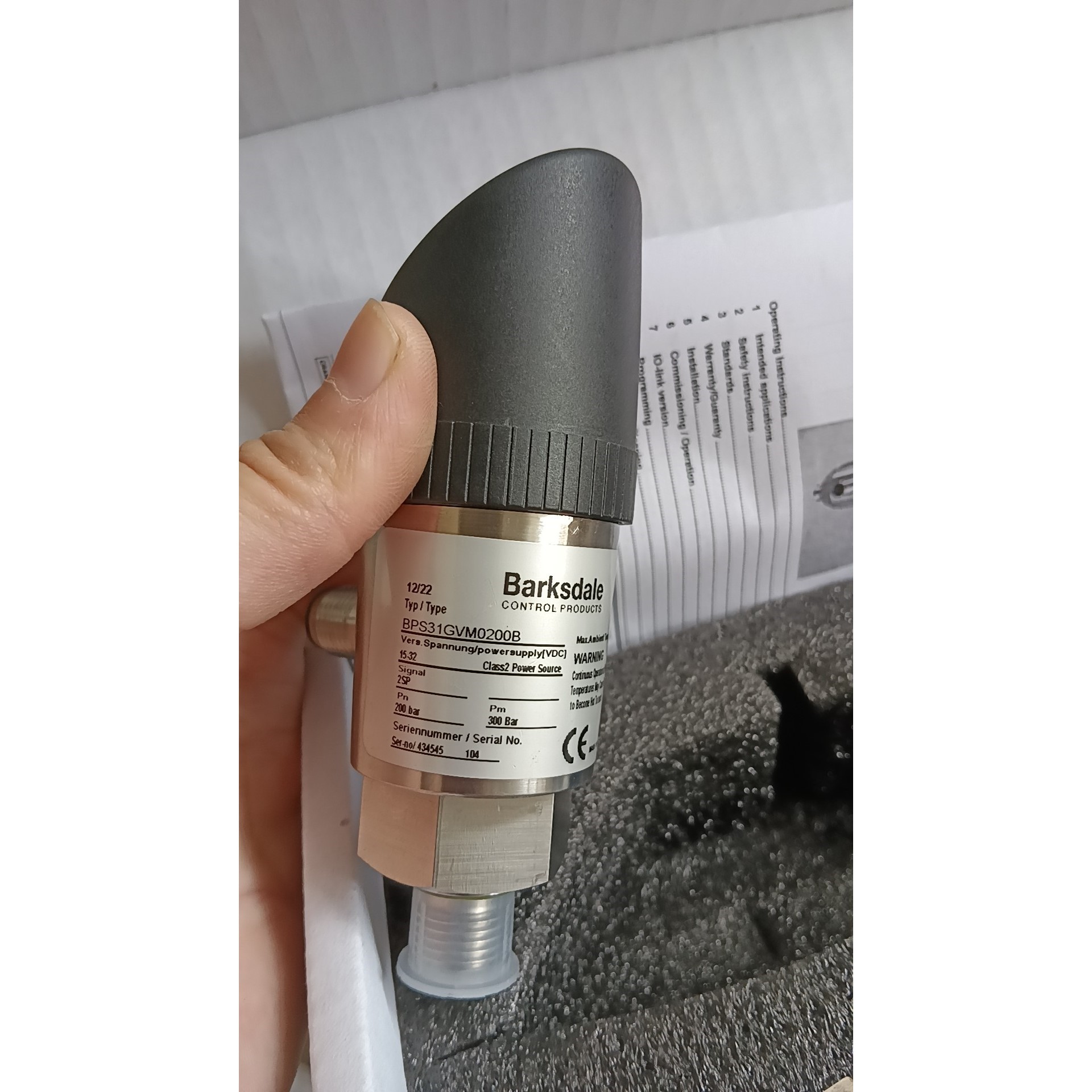 全新Barksdale巴士德压力传感器BPS31GVM0200B 拍前议价