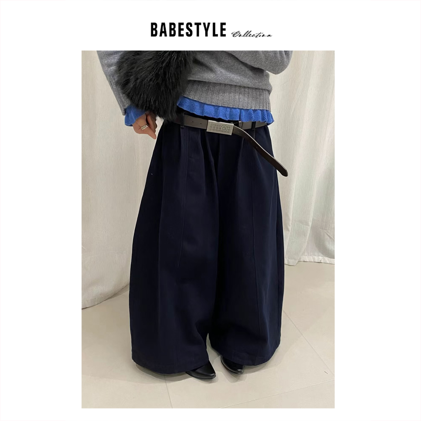 UNTime+简约舒适+阔腿裤