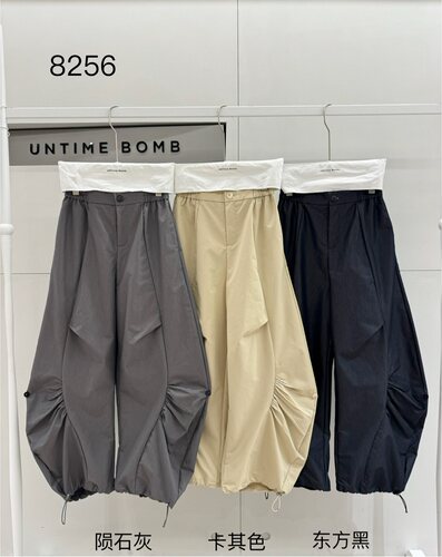 untimebomb+工装风+抽绳休闲裤