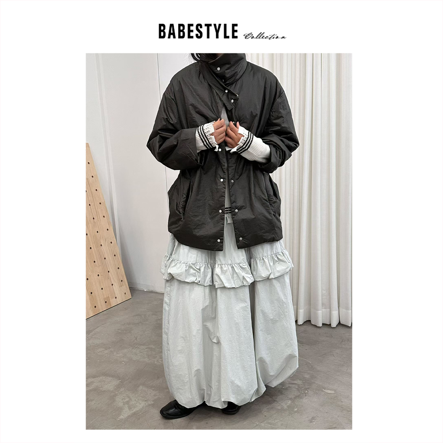 YANJIJIAN+文艺复古极简+棉衣