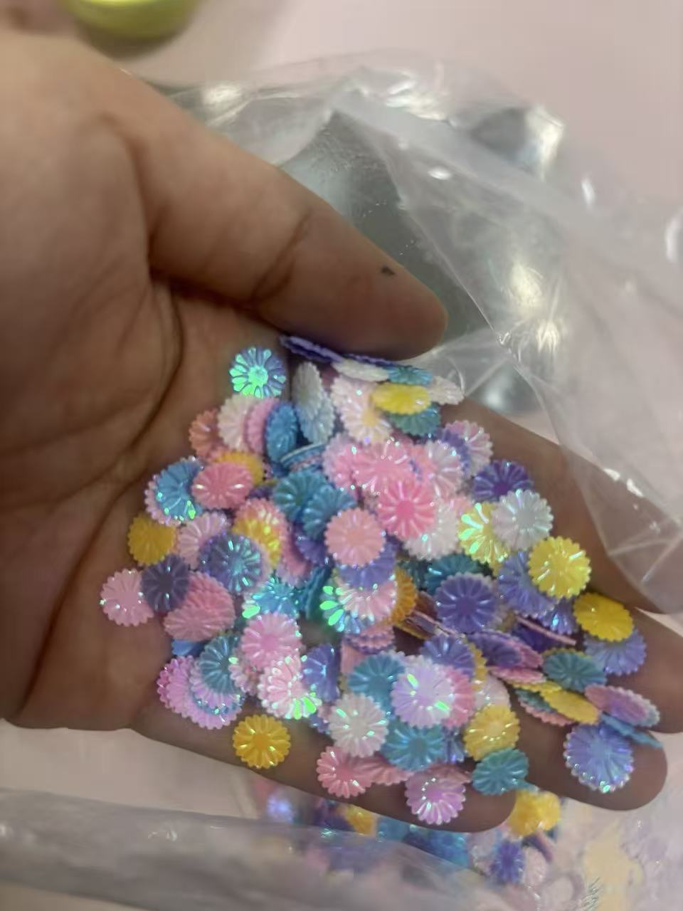 亚克力圆圈亮片DIY饰品配件