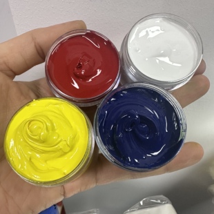 10克装 三原色硅胶色膏可调色高浓度不沉淀油性液体硅胶捏捏乐