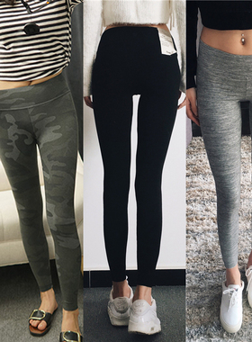 加拿大Tna-Sports秋冬加厚打底裤女外穿薄款瑜伽裤高腰弹力紧身裤