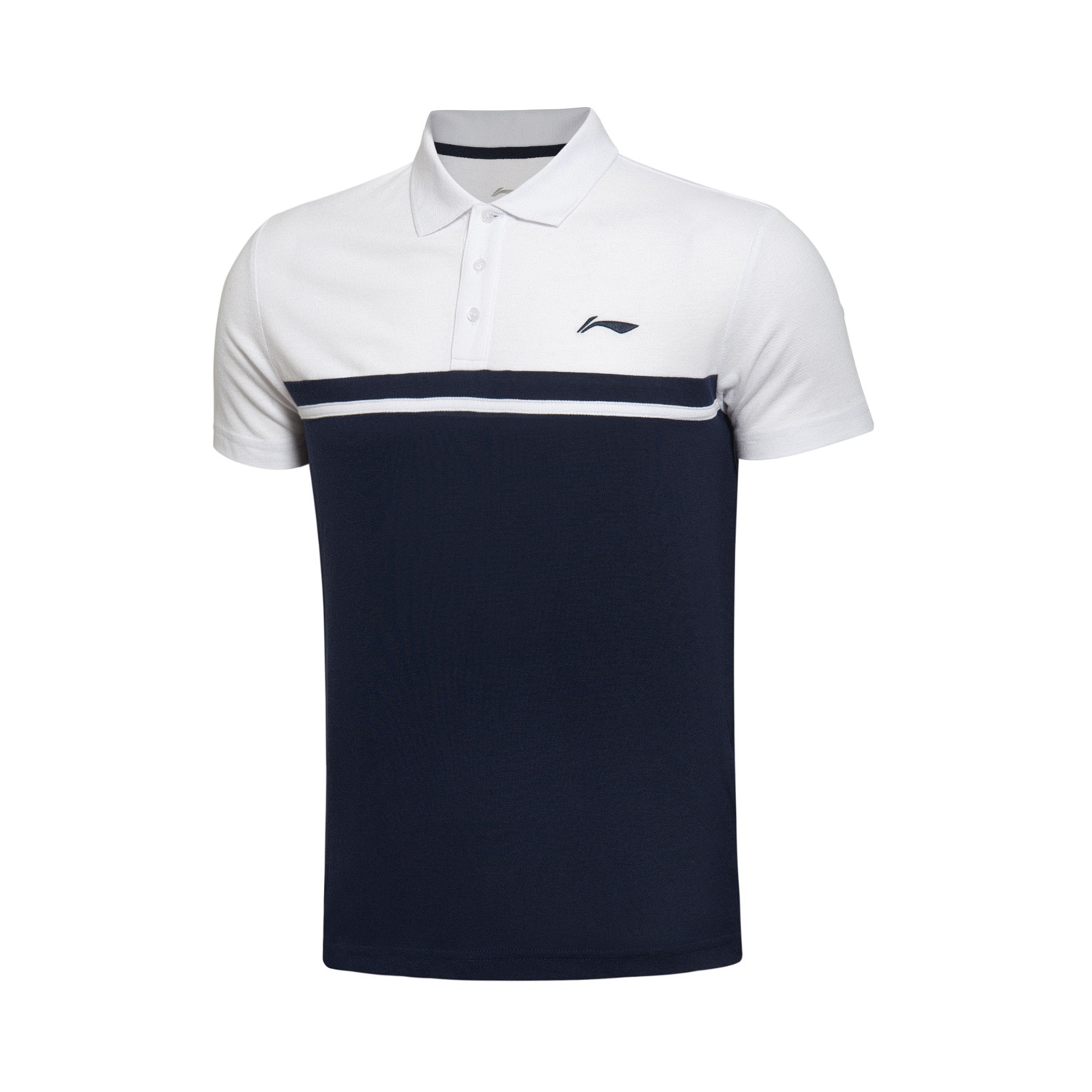 Polo sport homme LINING APLL133 en CVC - Ref 555309 Image 2