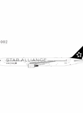 预售：NG 18002 联合航空 767-400ER N76055 合金航模1:400