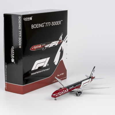 典藏版 NG 1:400卡塔尔航空 777-300ER  (F1涂装) A7-BEG