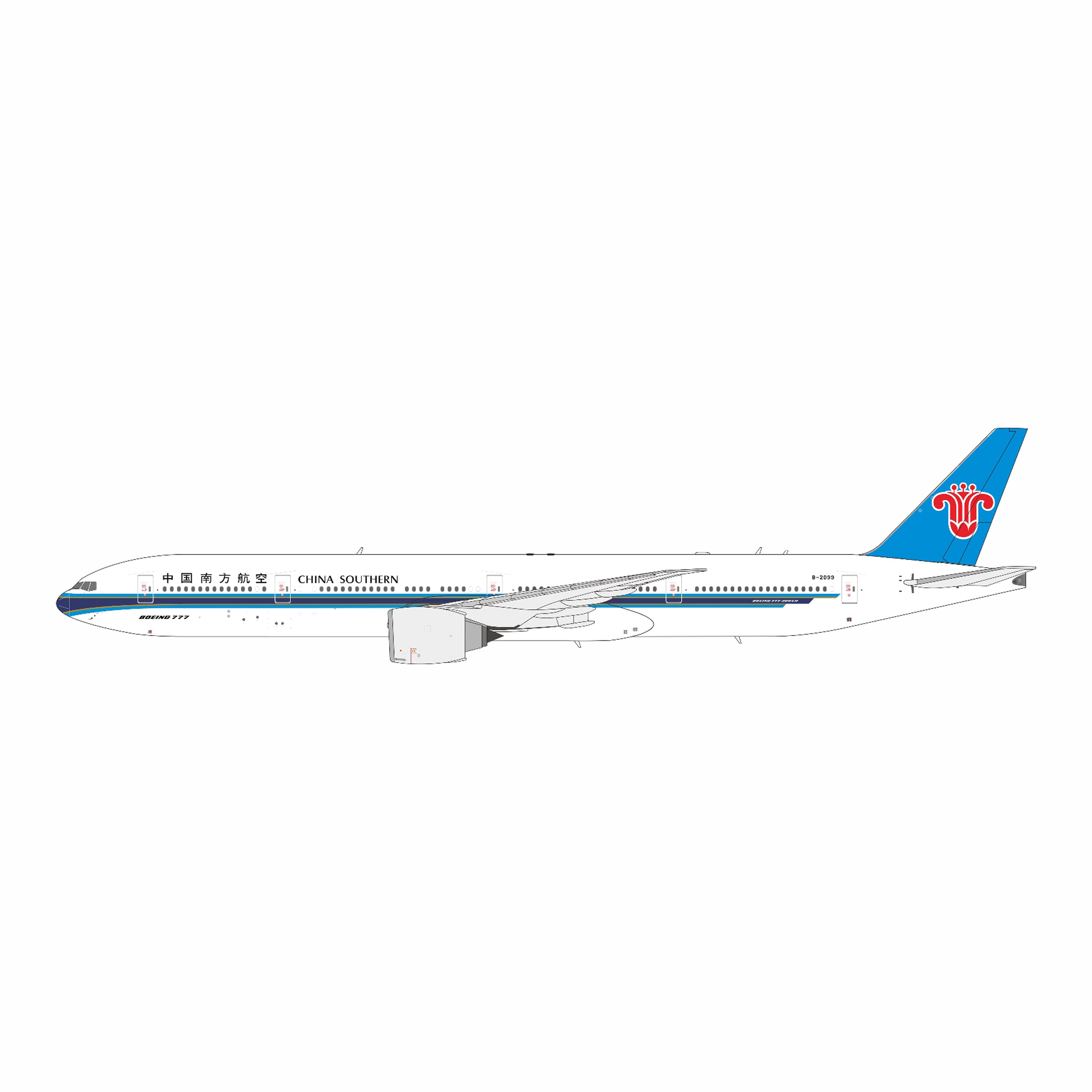 预售 :CSAIR 中国南方航空 777-300ER B-2099/B-20DM 1:400共2款