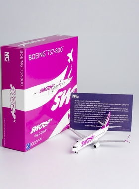 NG 58205/58206/58207 Swoop航空 737-800/w 合金航模1:400 共3款