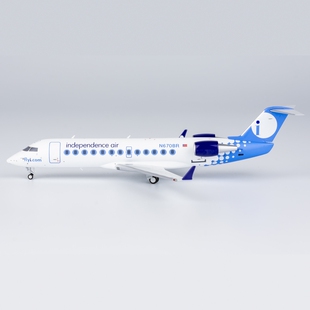 独立航空 合金航模 200 蓝白 N670BR 200ER CRJ