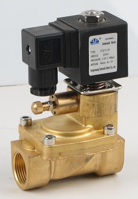 余姚永创电磁阀ycxf-20 dfs11-20消防专用电磁阀带手动开关消防阀