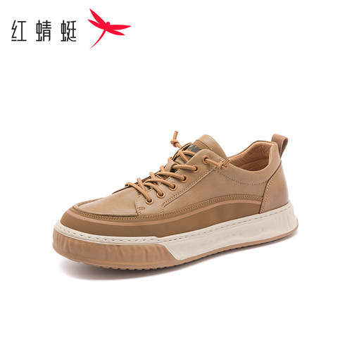 REDDRAGONFLY/红蜻蜓男士时尚率性厚底轻便运动休闲板鞋WLA34003