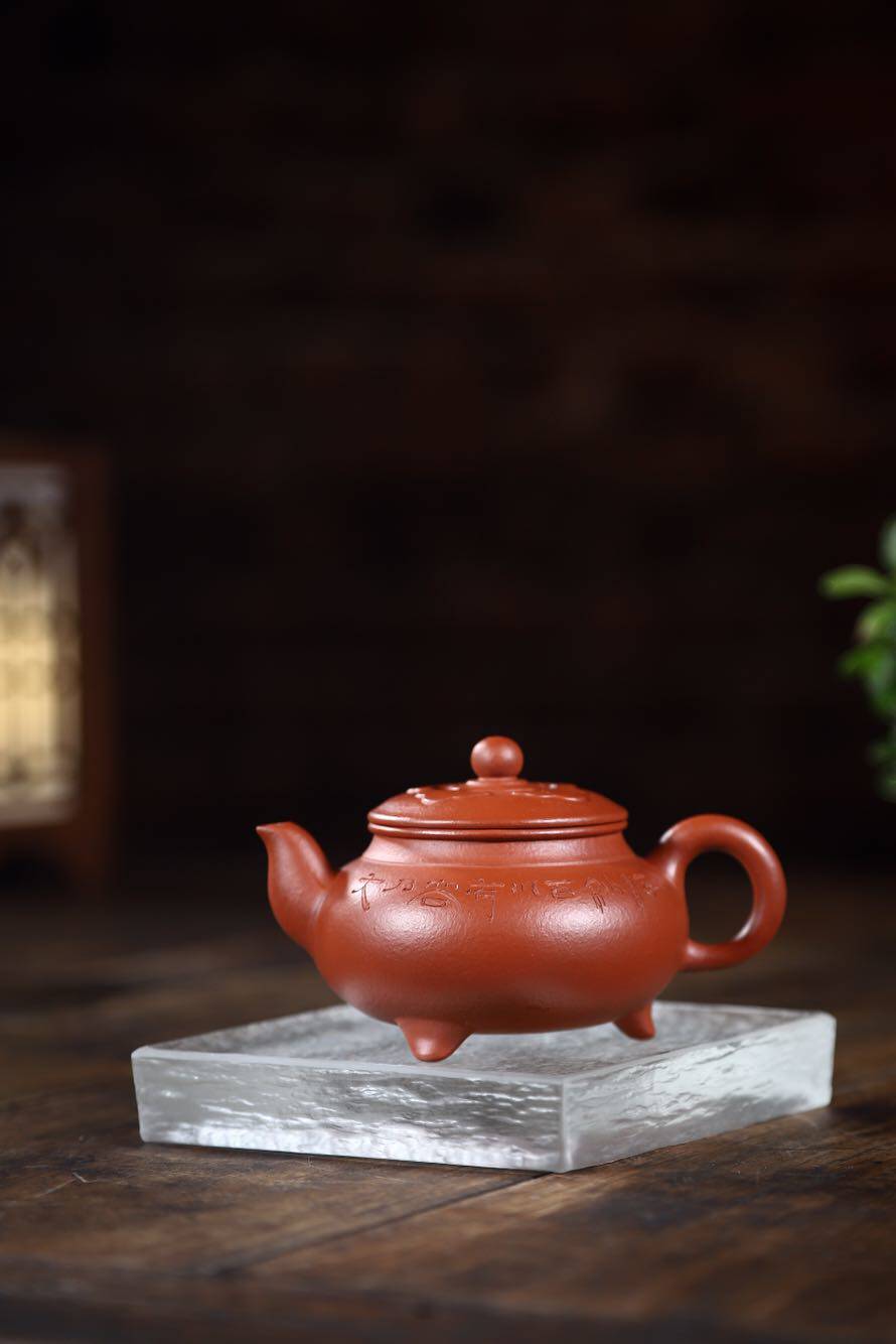 宜兴新款宜兴市水杯紫砂壶 毛国强高徒 高工蒋峰 润玉 200cc 朱泥