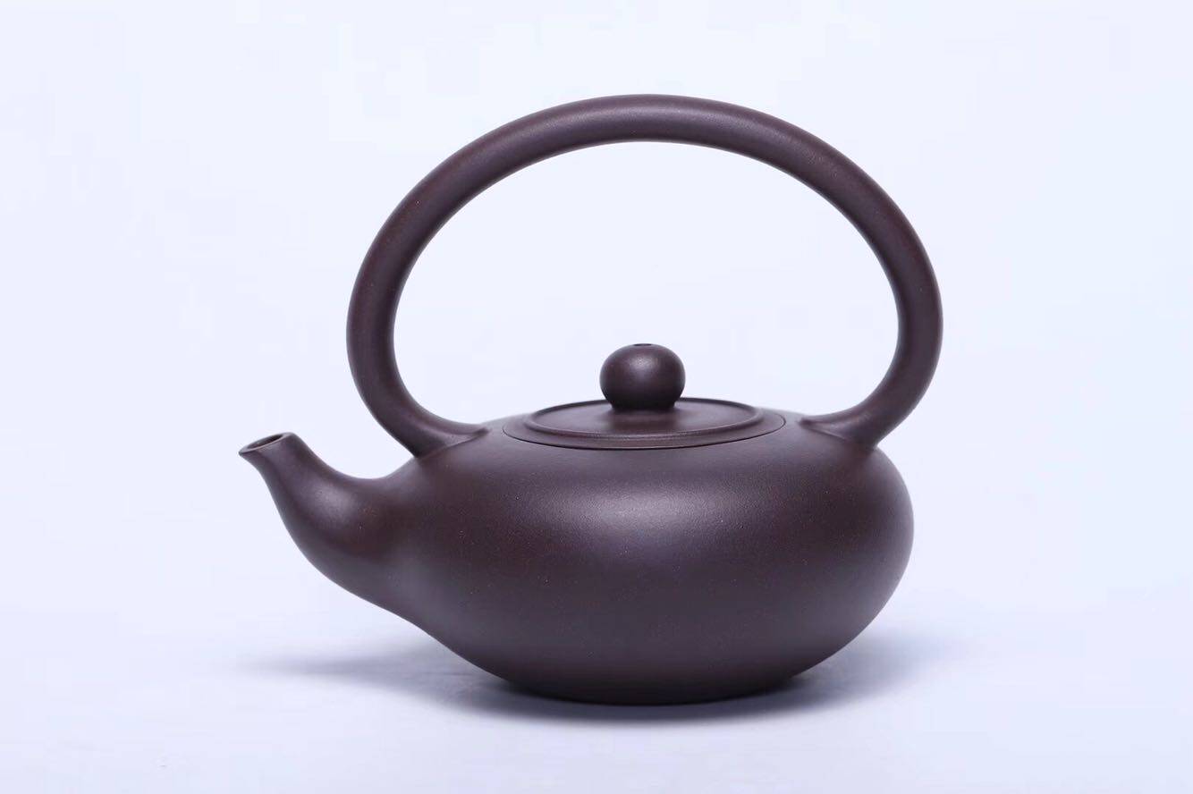 老师提梁宜兴紫砂壶