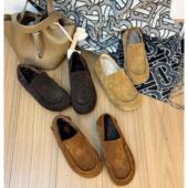 HIBao 4公分2025秋冬Row极简慵懒老钱风巨舒服一脚蹬懒人J3030