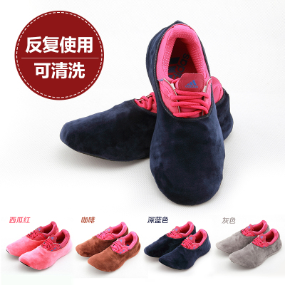 魔力 儿童鞋套 男女弹力耐磨防滑底绒 布鞋套 合脚 鞋套 家用 布