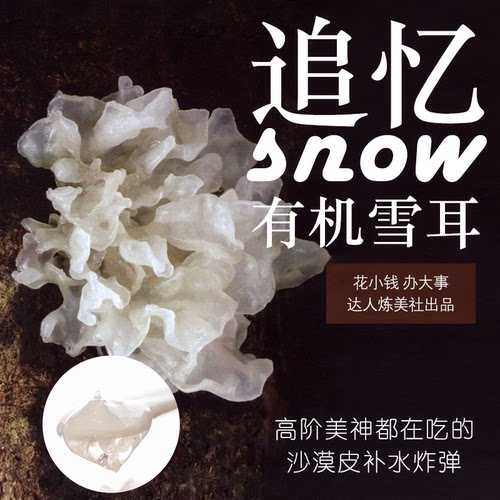 分仓高定有机银耳儿童孕妇SNOW