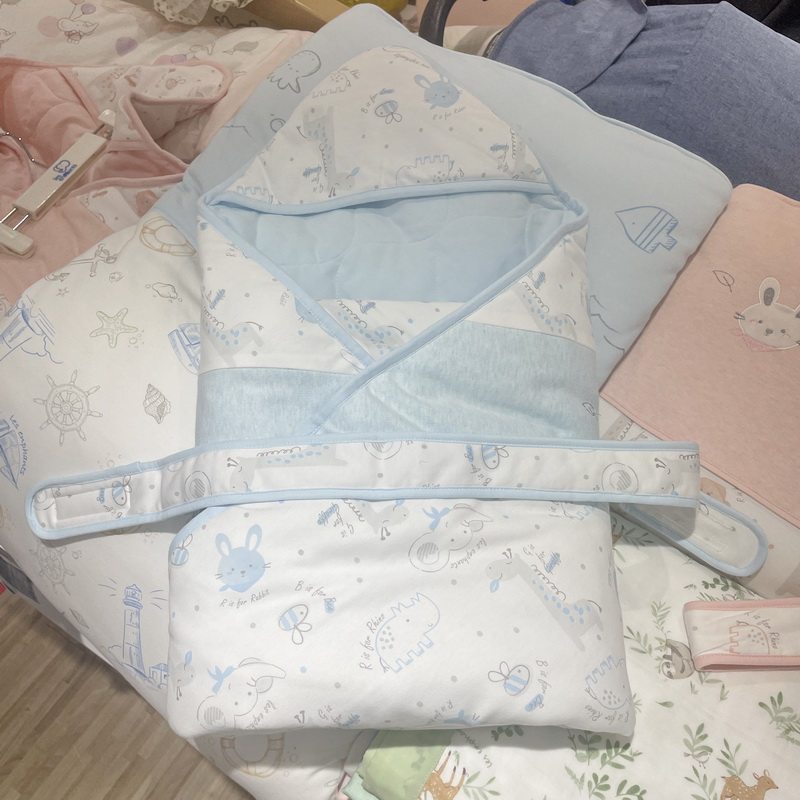 丽婴房商场专柜同款抱被新生婴儿纯棉包巾抱毯春秋冬小被子薄夹棉,婴童用品,婴童抱被/抱毯,淘宝优惠券,粉丝福利购,淘宝优惠卷