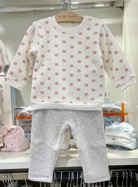 拉比女童不倒绒保暖内衣套装