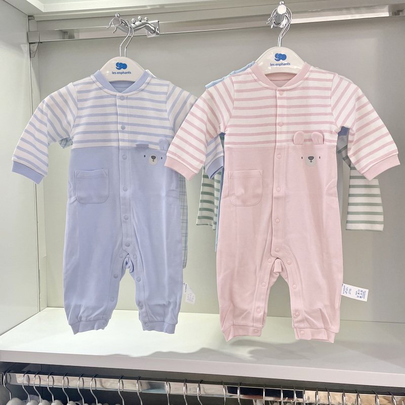 丽婴房专柜同款2025秋冬新款连体衣婴儿家居爬服纯棉贴身内衣秋衣