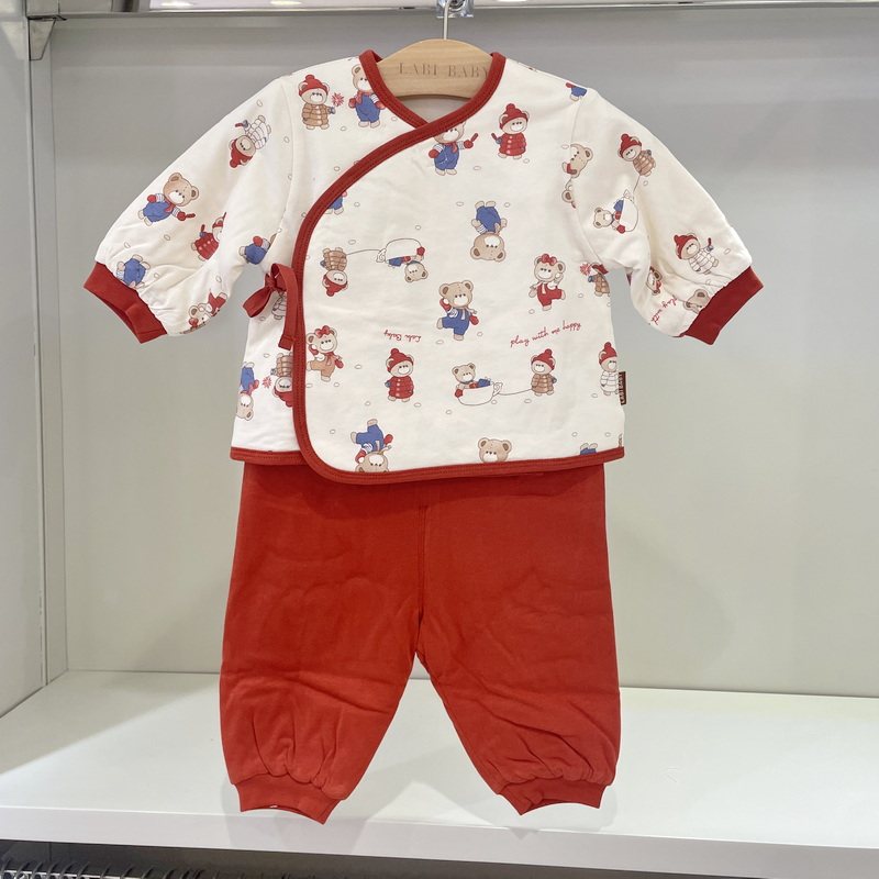 拉比童装新生婴儿春秋薄棉衣服夹棉套装男女宝宝保暖斜衿套和尚服,童装/婴儿装/亲子装,家居服套装,淘宝优惠券,粉丝福利购,淘宝优惠卷