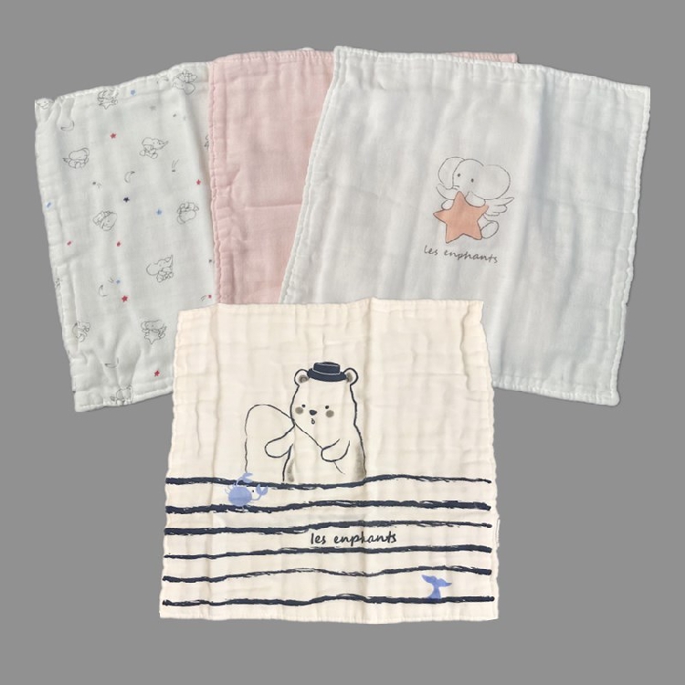 丽婴房纯棉洗脸喂奶毛巾