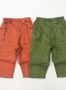 折清仓长裤薄棉3-6个月拉比童装