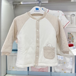 丽婴房商场专柜正品夹棉上衣秋冬纯棉儿童保暖开衫棉衣棉袄棉服