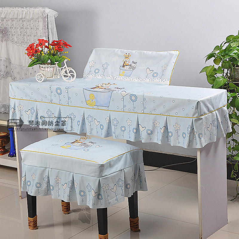 加厚电钢琴防尘罩盖布88键61键琴套电子琴罩雅马哈卡西欧卡通