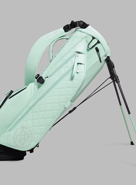 G/FORE DAYTONA PLUS清新时尚薄荷绿色绗缝女士高尔夫球包支架包