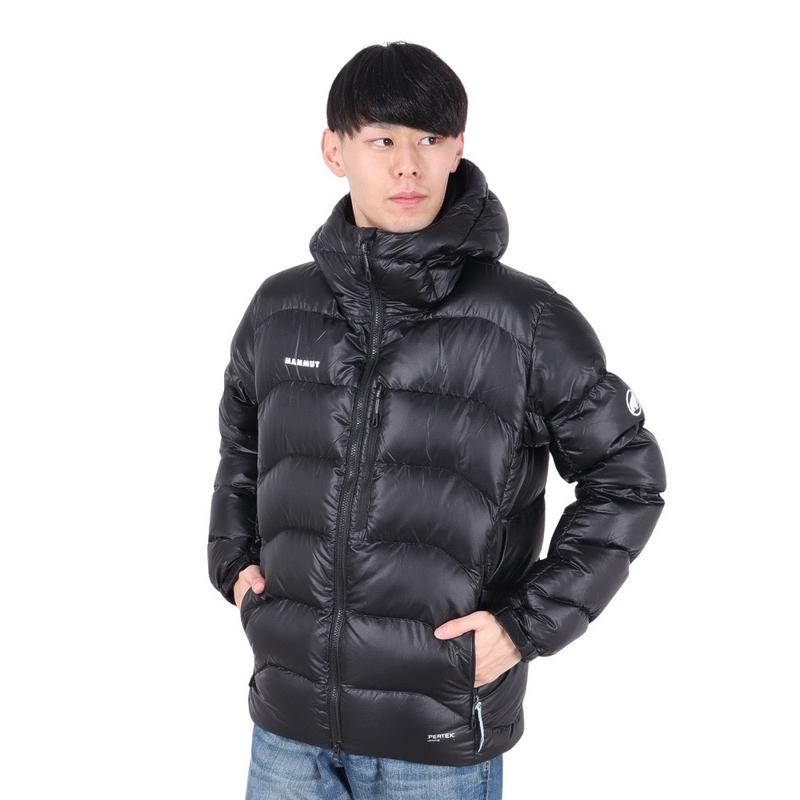 代购Mammut猛犸象男士羽绒服防风轻量拨水冲锋衣连帽中长款保暖