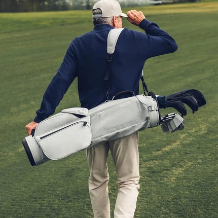 海外代购Callaway/卡拉威男女高尔夫球包收纳轻便白色单肩背带