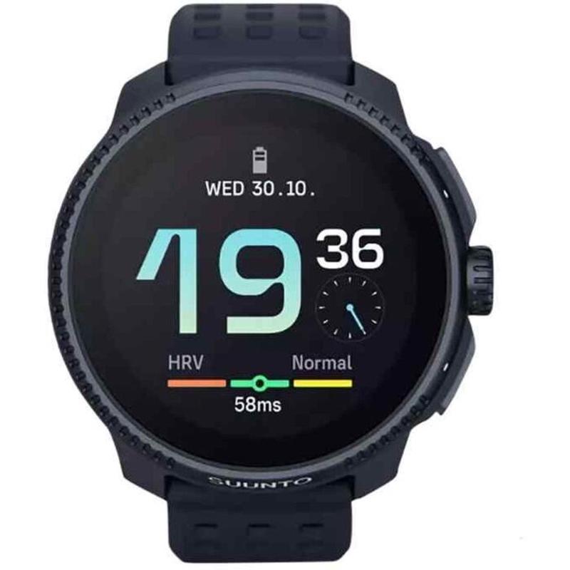 代购Suunto颂拓女士腕表心率监测导航计时离线地图黑色橡胶带