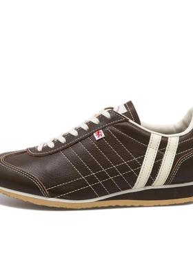 代购Patrick男士运动板鞋舒适贴合轻便行走透气设计日常耐穿棕色